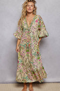 Vine Garden Empire Maxi Dress (PREORDER ITEM 6/19/26)
