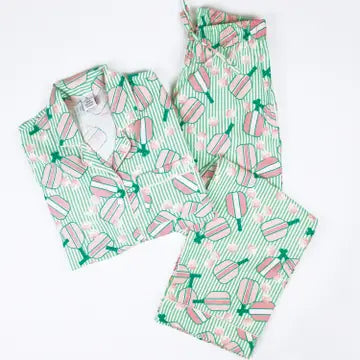 8 Oak Lane Pickleball Pj Set with Pants & Long Sleeve Top