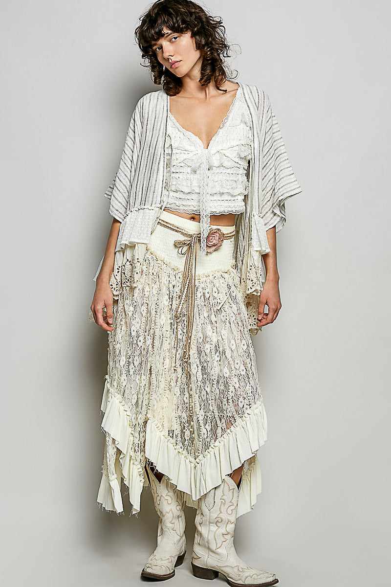 POL MIDI CARDIGAN RELAXED WIDE-CUT SILHOUETTE