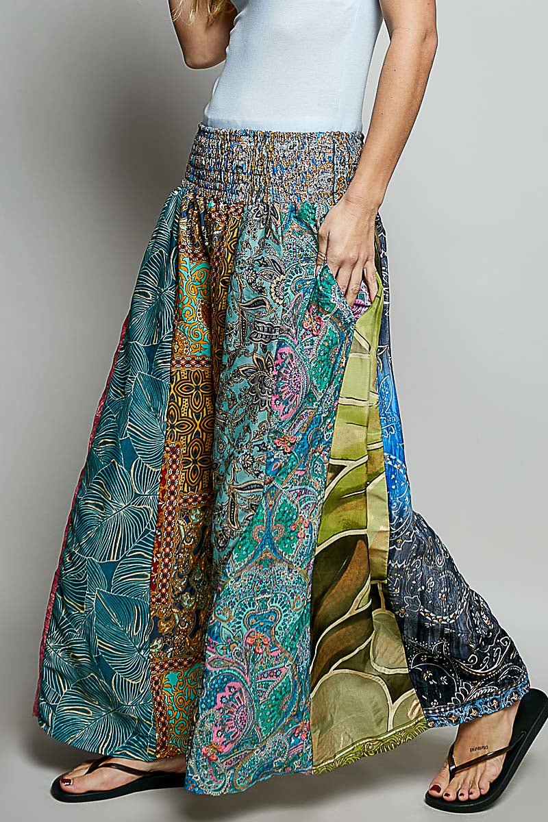POL EFFORTLESSLY FLOWY HIGH-RISE WIDE LEG PANTS