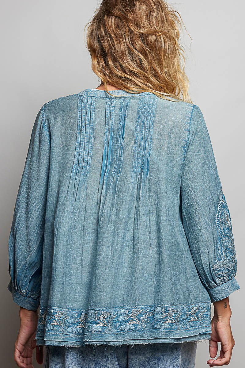 POL WOVEN TOP