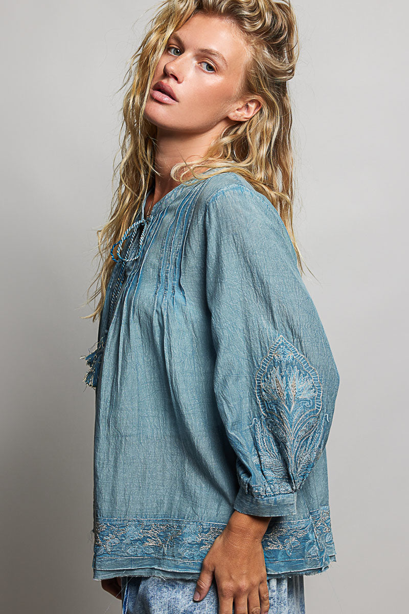 POL WOVEN TOP