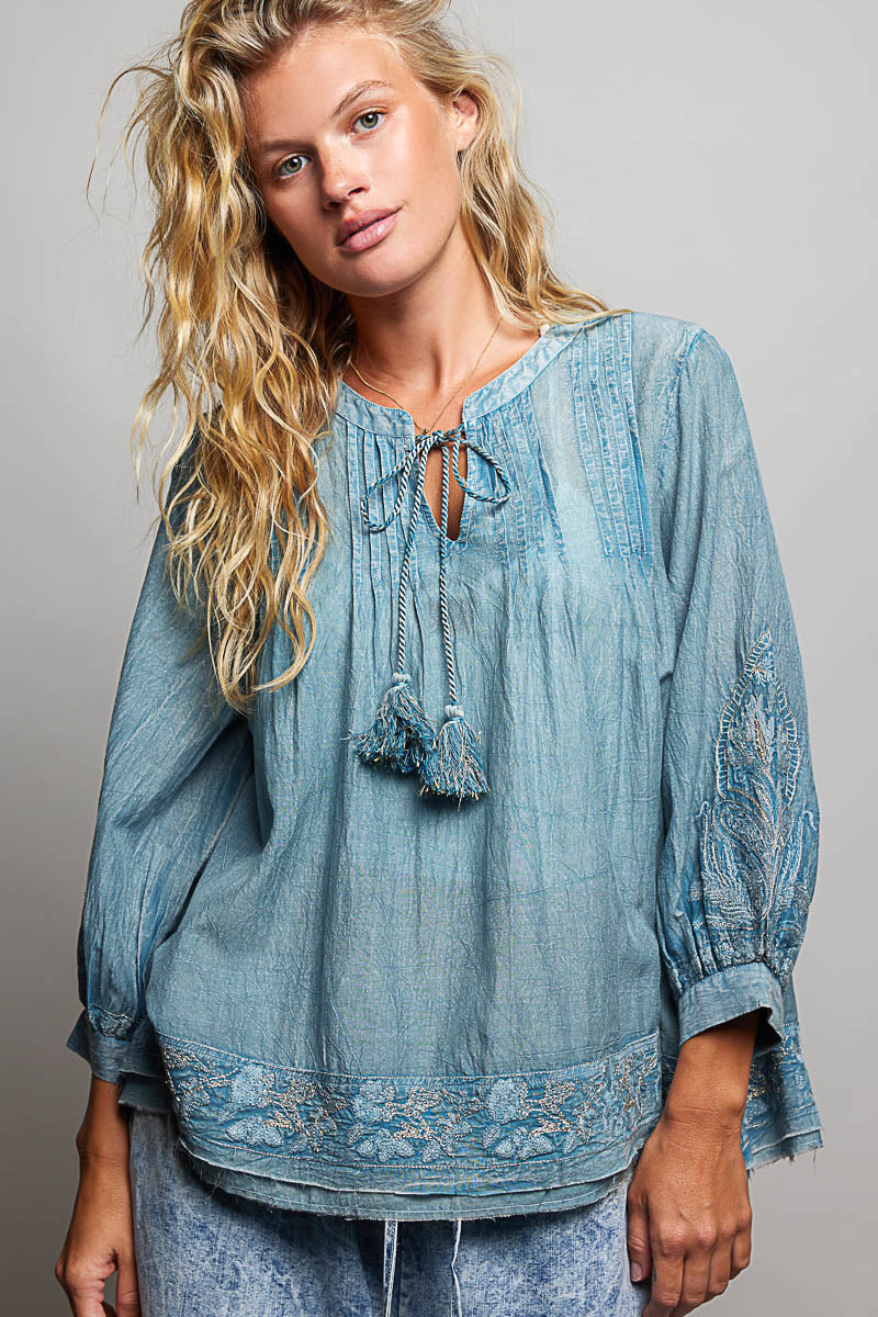 POL WOVEN TOP