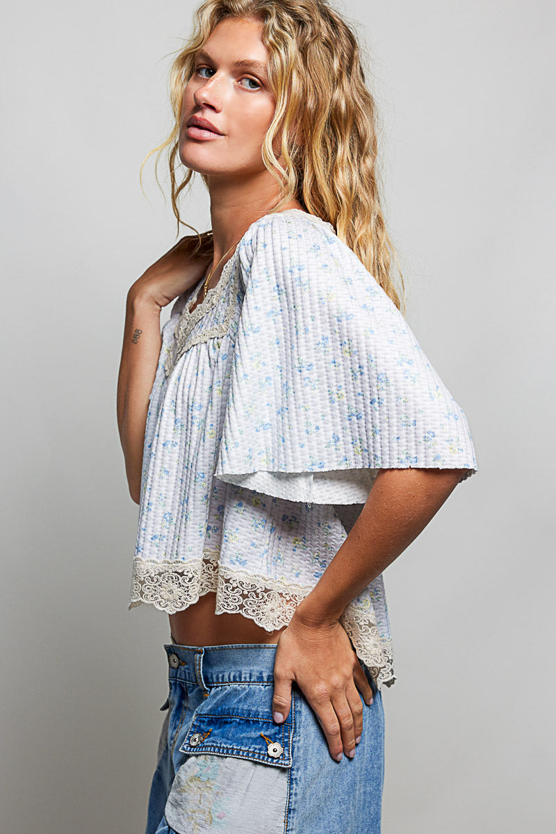 POL ROUND-NECK SHORT-SLEEVE REGULAR-FIT TOP