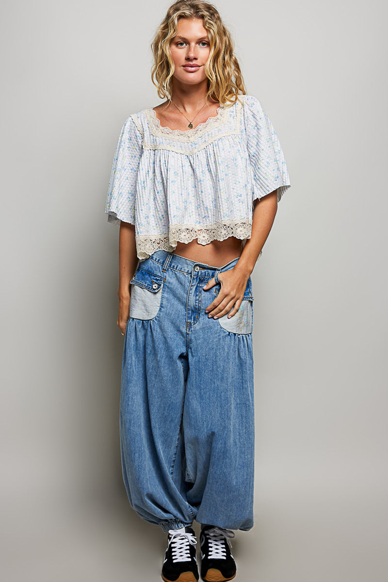 POL ROUND-NECK SHORT-SLEEVE REGULAR-FIT TOP