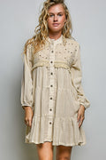 Organic Breeze Embroidered Tunic Blouse
