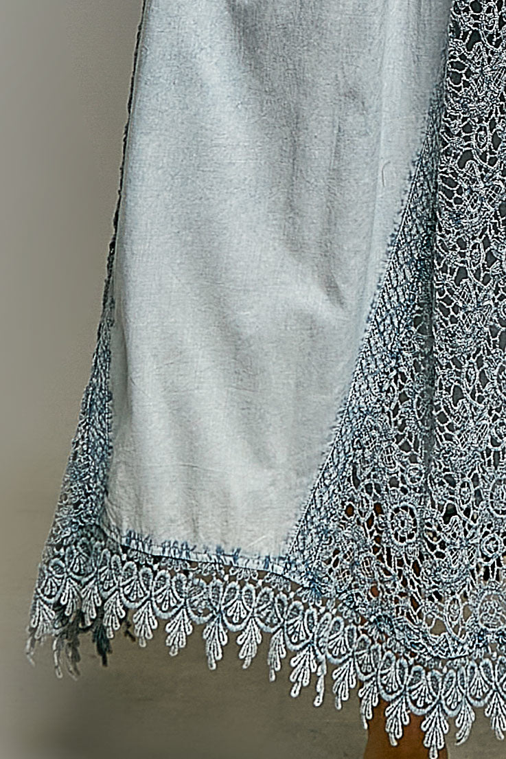 Coastal Breeze Ruffle Trim Dress