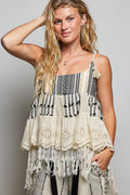 POL CHIC U NECKLINE SLEEVELESS TOP