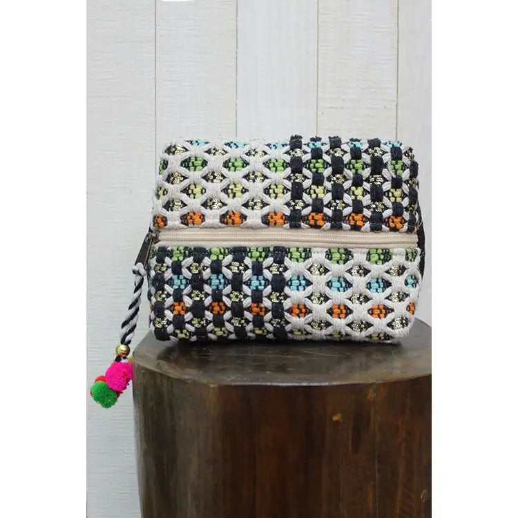 LOVESTITCH Multi Patterned Makeup Bag