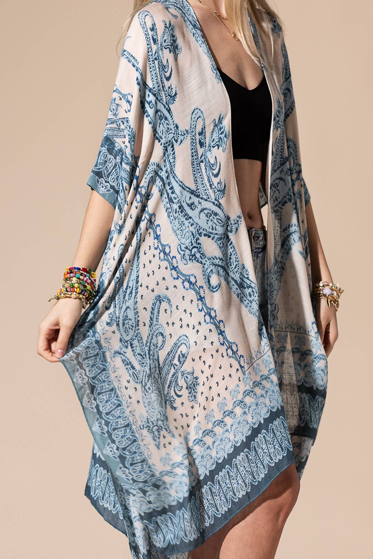 Mykene Paisley Kimono