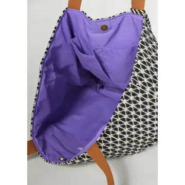 Lovestitch Embroidered Evil Eye Shopper Tote Bag