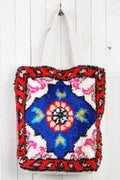 LOVESTITCH Bohemian Fluff Tote Bag