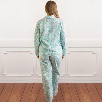 8 Oak Lane Mahjong Stripe Pj Set with Pants &amp; Long Sleeve Top