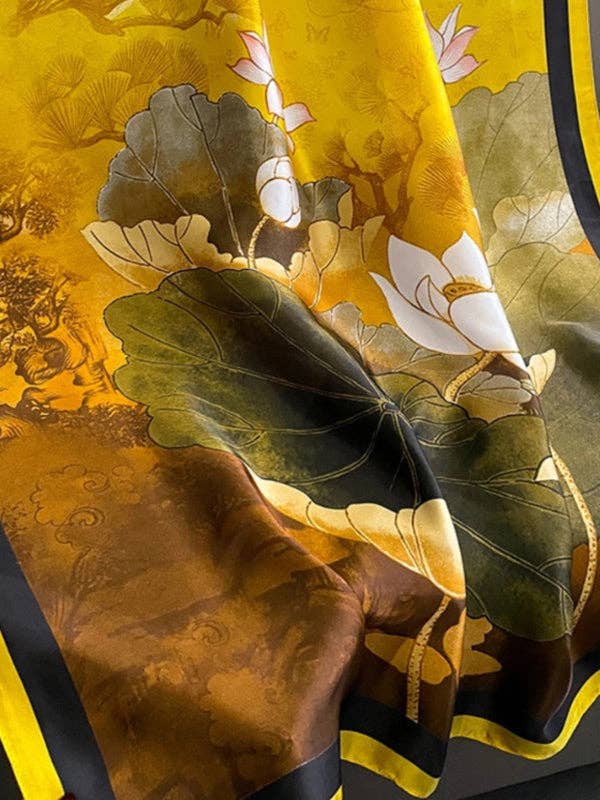 Wild Floral Printed Shawl