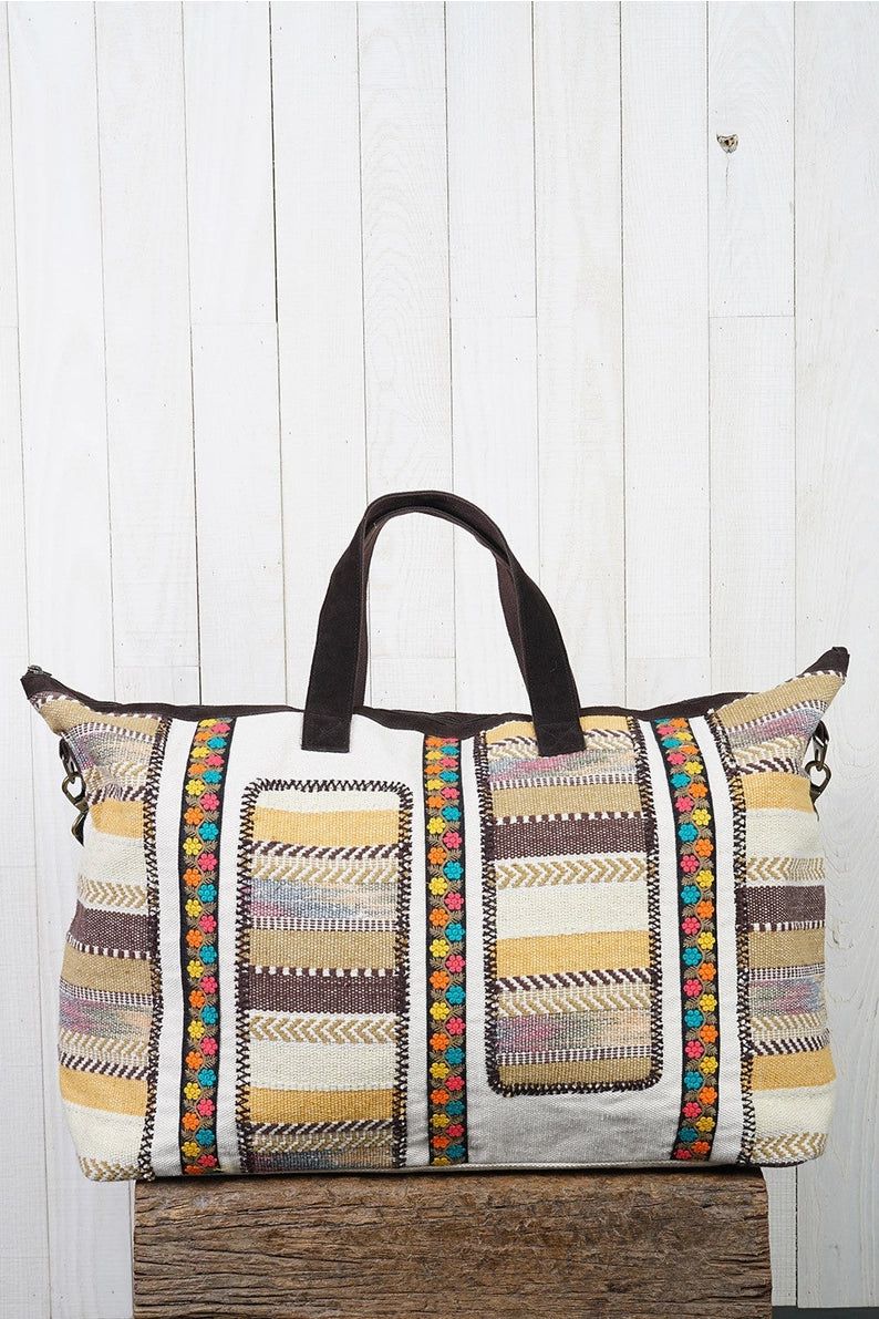 LOVESTITCH Patchwork Getaway Bag