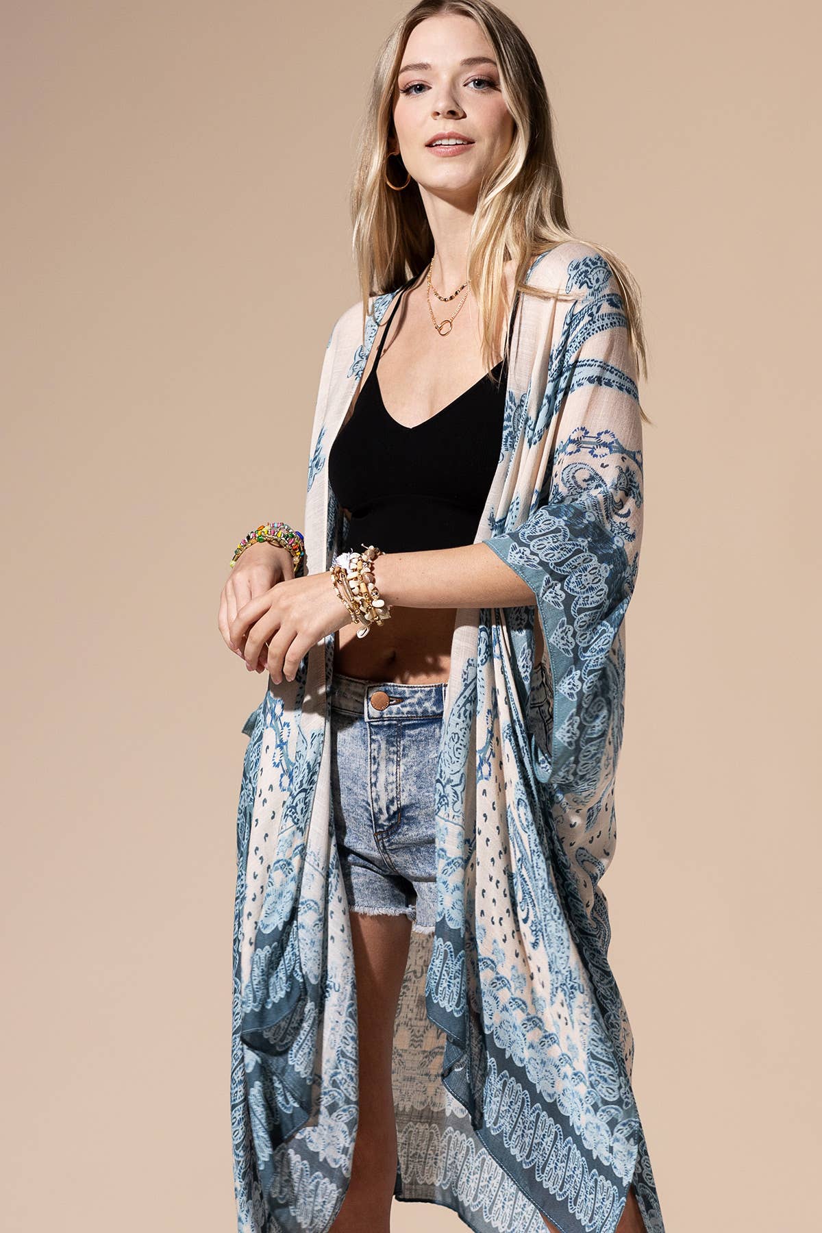 Mykene Paisley Kimono