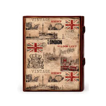 Billion Brothers London Vintage Celtic Leather Journal Notebook Diary Cover
