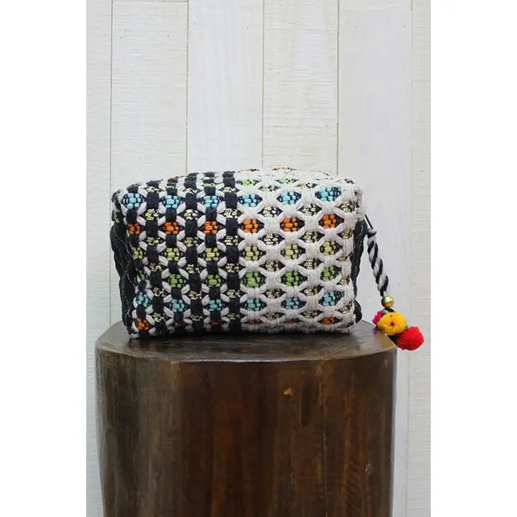 LOVESTITCH Multi Patterned Makeup Bag