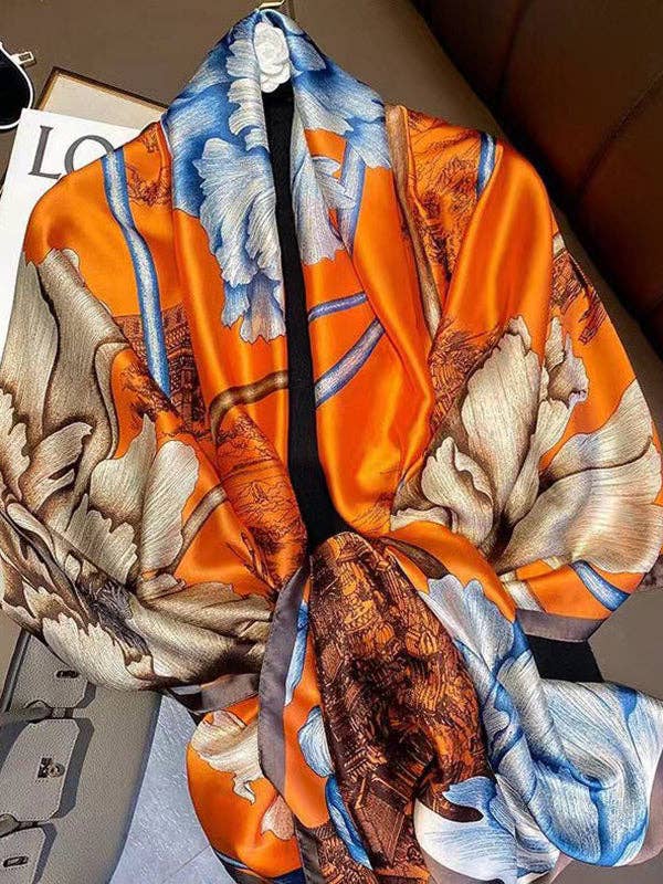 Wild Floral Printed Shawl